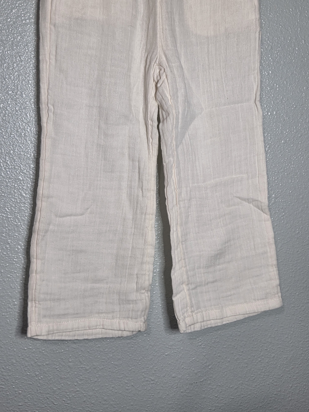 Old Navy Girls Cream Gauze Smocked Pull On Pants Size XS 5 NWT - Picture 4 of 11
